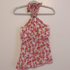 Cherry Halter Top